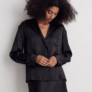 NWT Madewell Satin Shirt